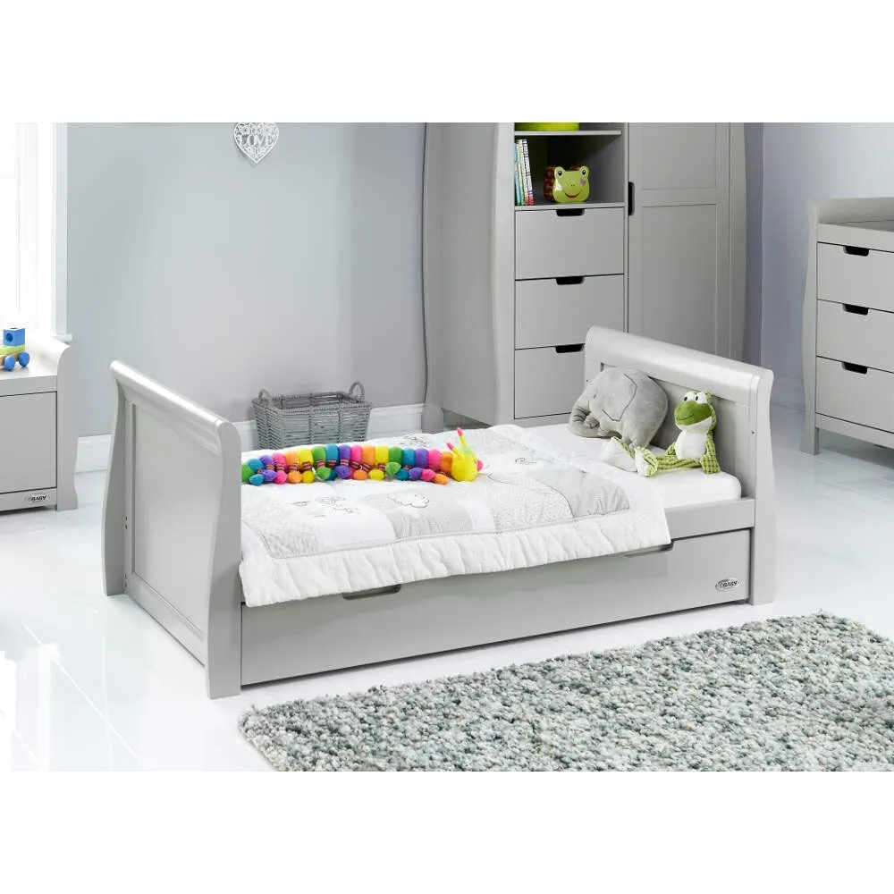 Obaby Stamford Classic Sleigh 7 Piece Room Set - Warm Grey