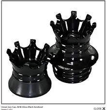 Original Custom Crown Gas Cap - Black