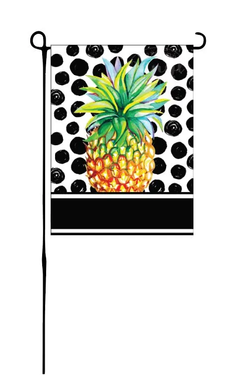 Painted Pineapple Garden Flag