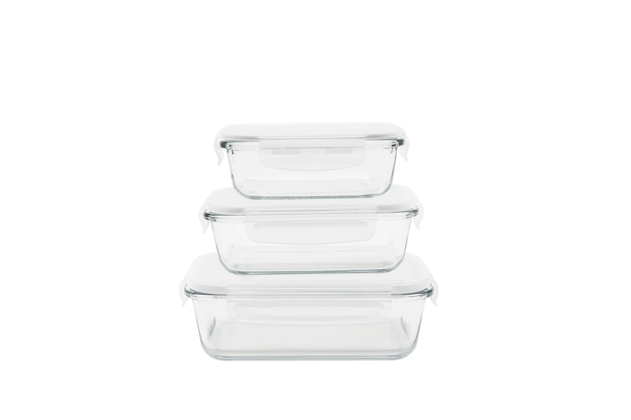 Pebbly Rectangular Food Containers - 400ml/ 650ml/ 1000ml