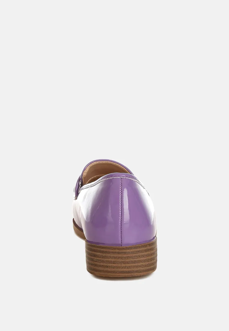 Penny Strap Detail Loafers By RAG