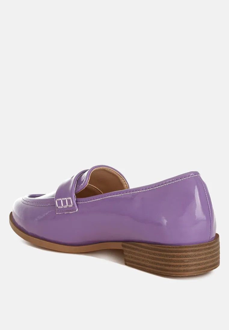 Penny Strap Detail Loafers By RAG