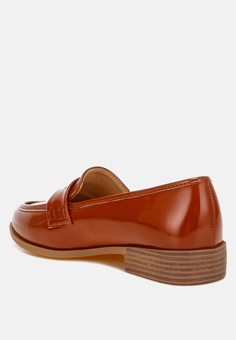 Penny Strap Detail Loafers By RAG