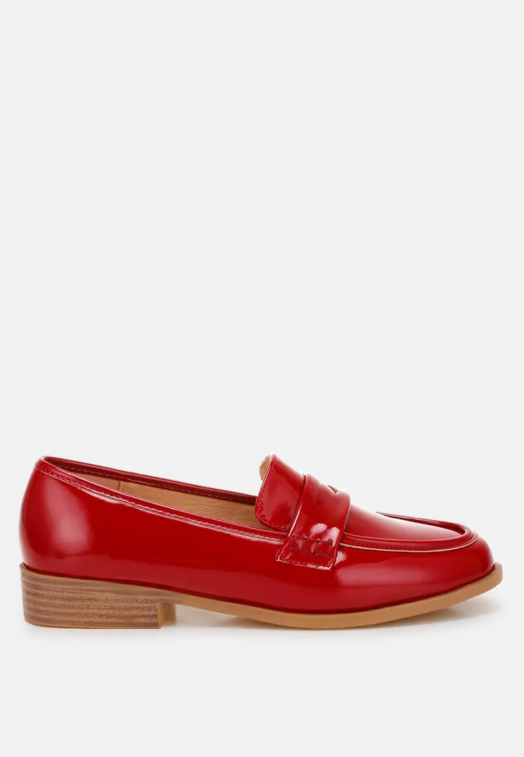 Penny Strap Detail Loafers By RAG