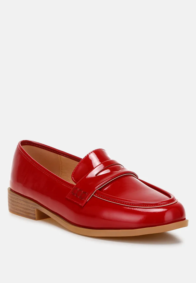 Penny Strap Detail Loafers By RAG