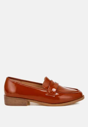 Penny Strap Detail Loafers By RAG