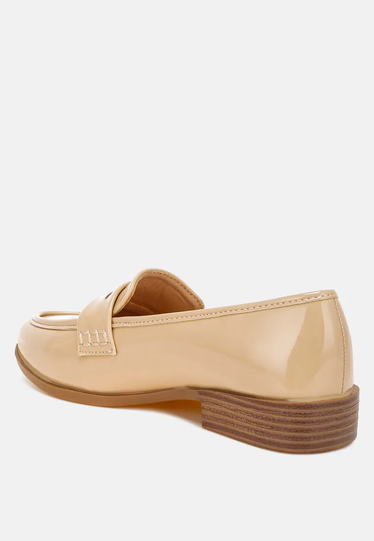 Penny Strap Detail Loafers By RAG