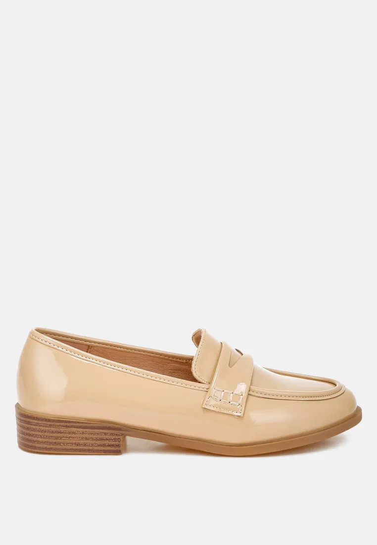 Penny Strap Detail Loafers By RAG