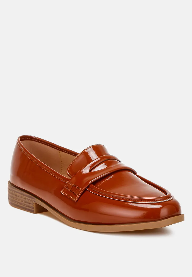 Penny Strap Detail Loafers By RAG