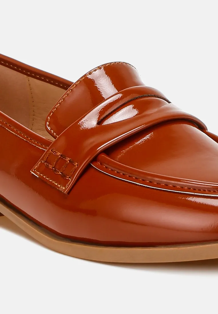 Penny Strap Detail Loafers By RAG