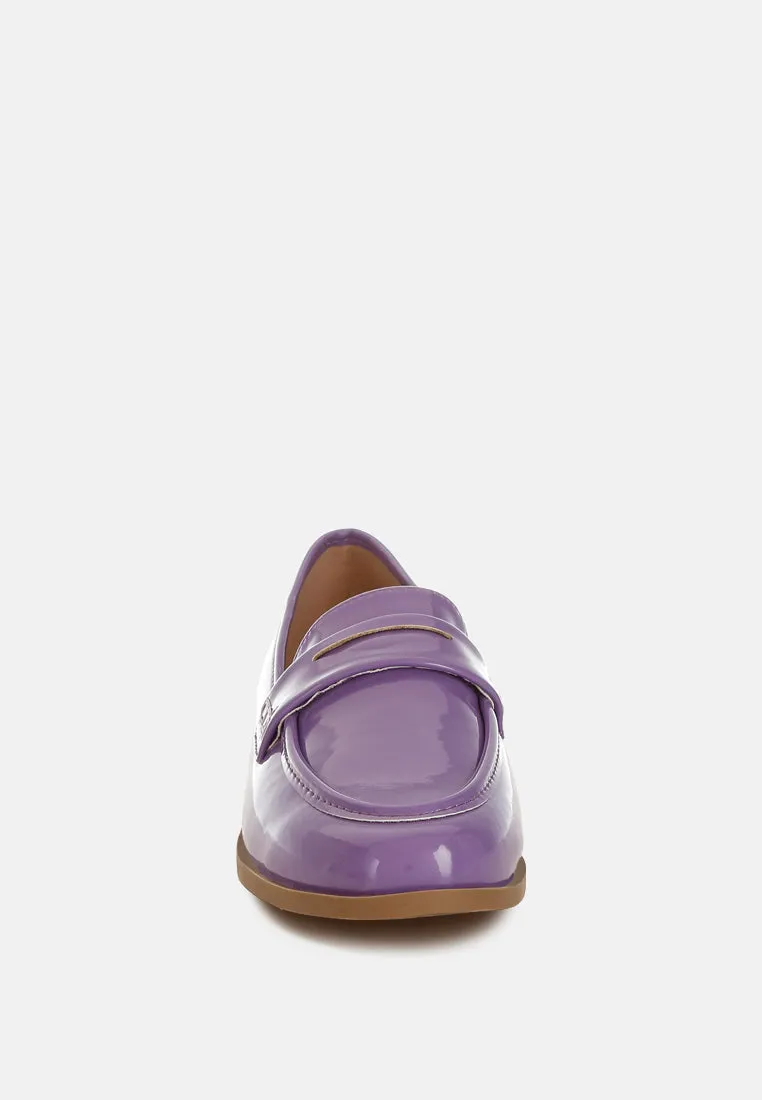 Penny Strap Detail Loafers By RAG