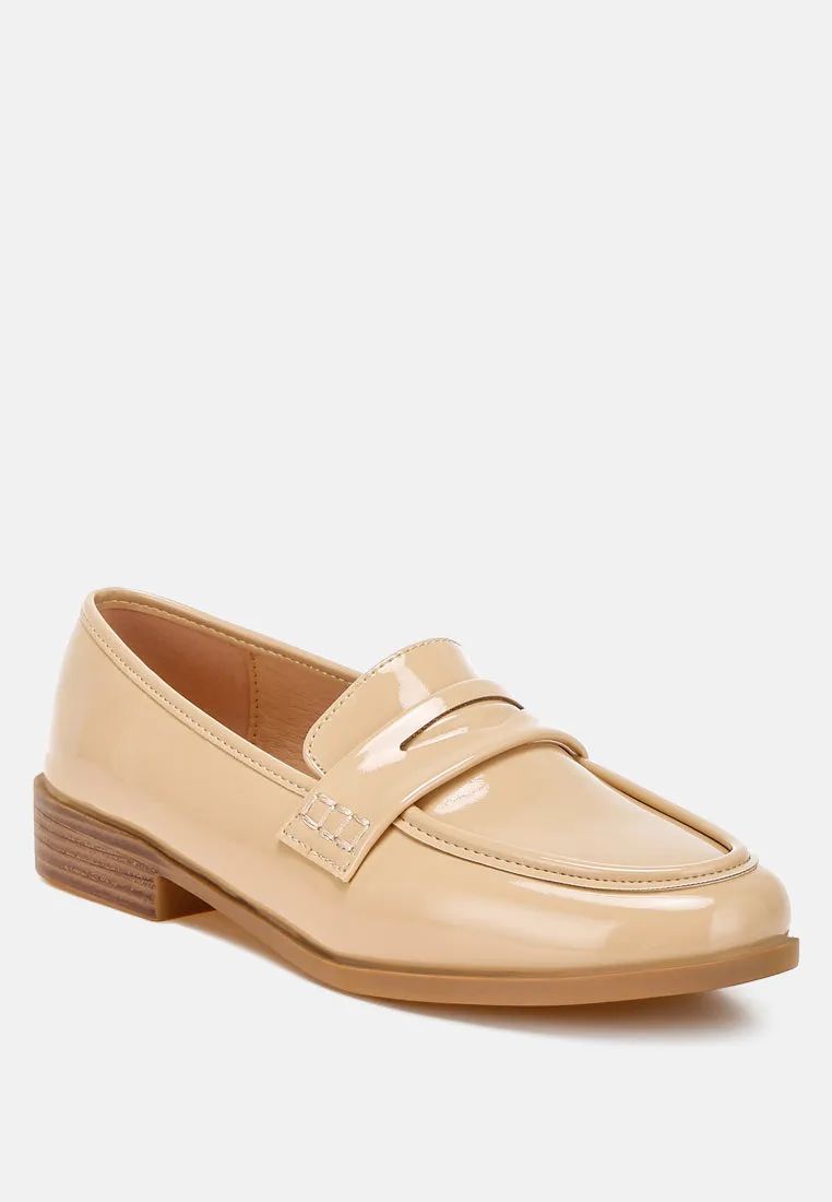 Penny Strap Detail Loafers By RAG