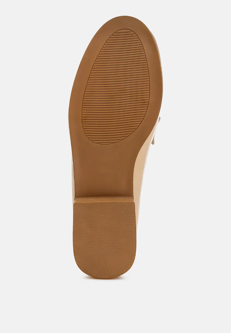 Penny Strap Detail Loafers By RAG