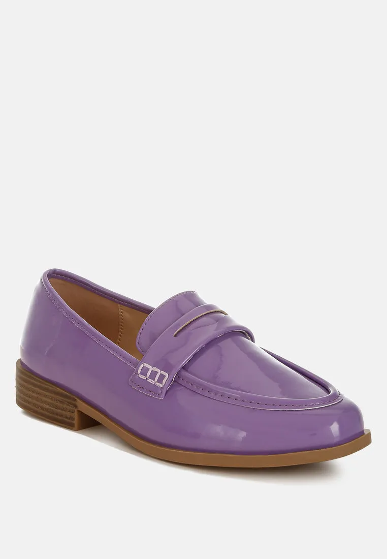 Penny Strap Detail Loafers By RAG