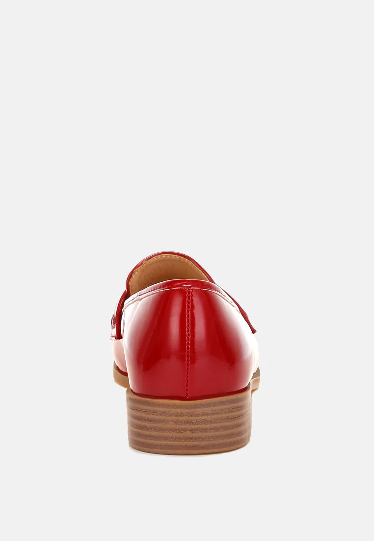Penny Strap Detail Loafers By RAG