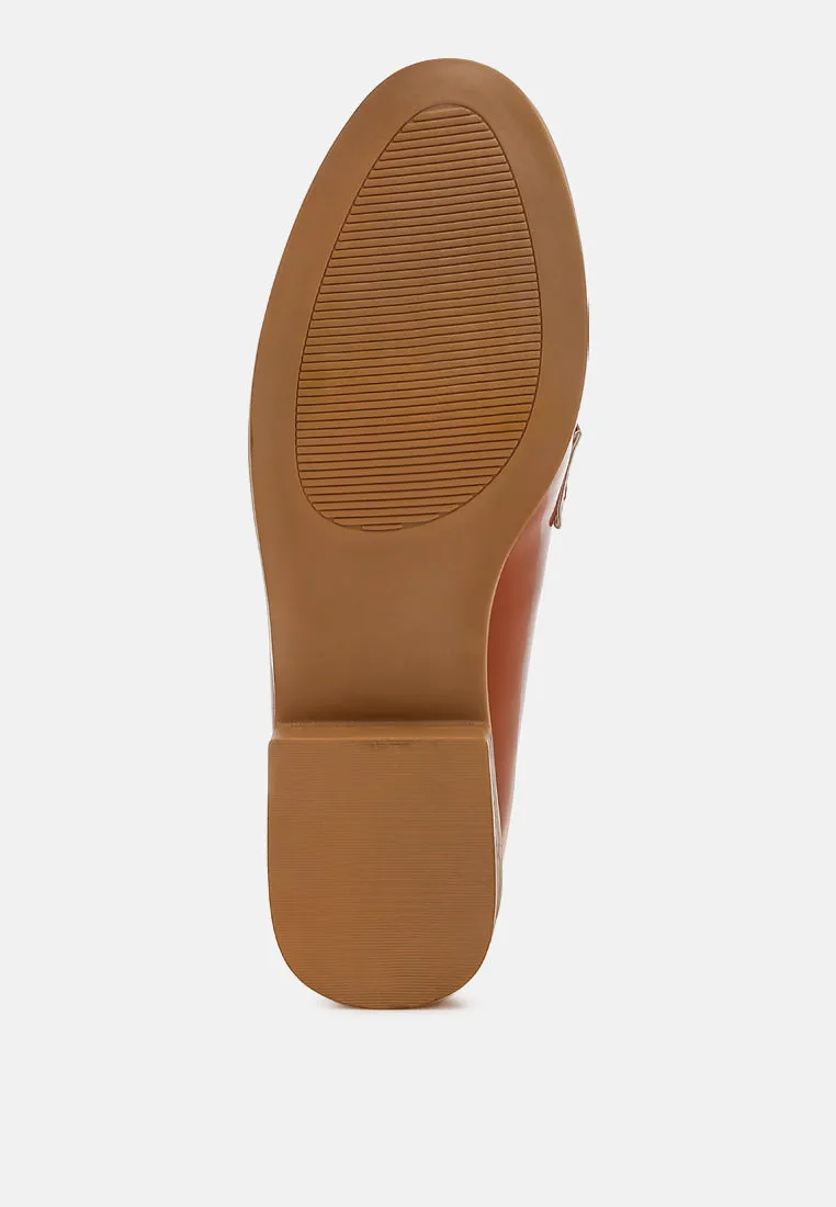 Penny Strap Detail Loafers By RAG