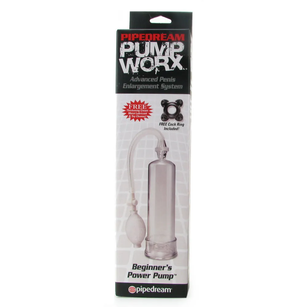 Pipedream Pump Worx Beginner's Power Pump Clear