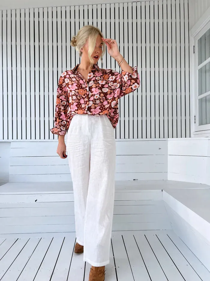 Pixie Print Novella Shirt
