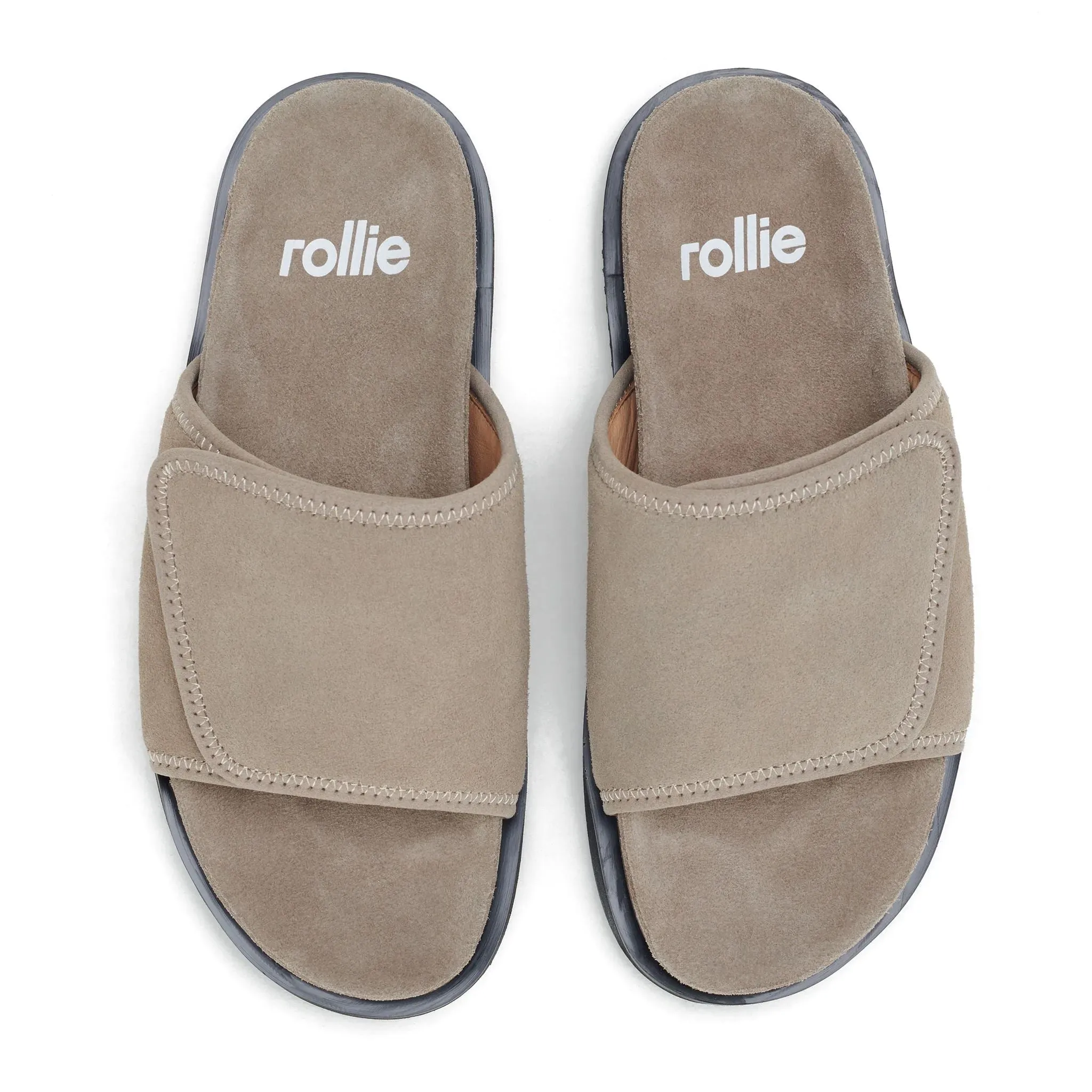 ROLLIE Rhodes Slide - Taupe
