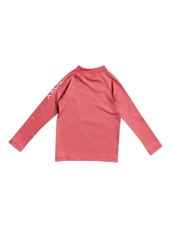 Roxy Little Girls Whole Hearted Long Sleeve UPF 50 Rashguard