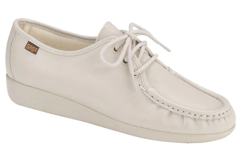 SAS Siesta Lace Up Loafer - Bone