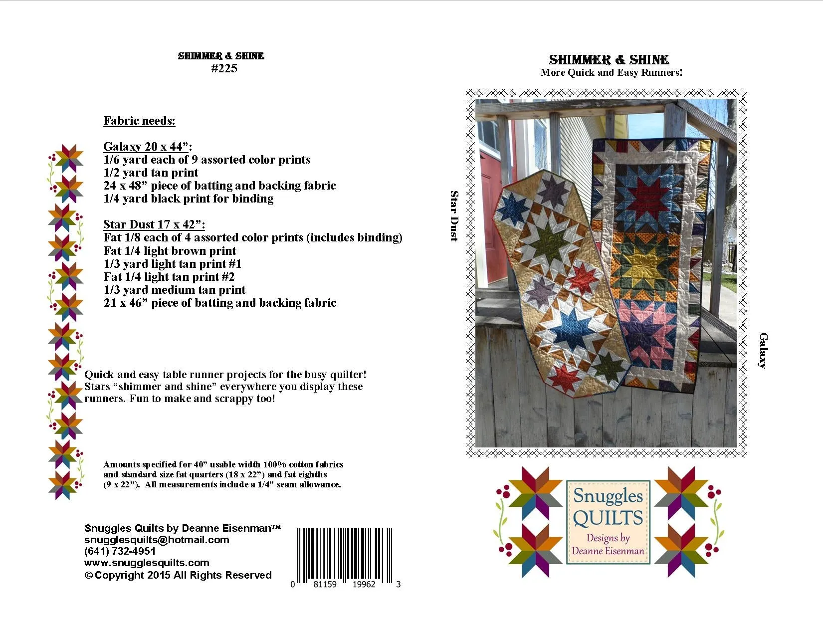 Shimmer & Shine Quilt Pattern
