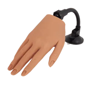 Silicone Practice Hand with stand - 04 Tan