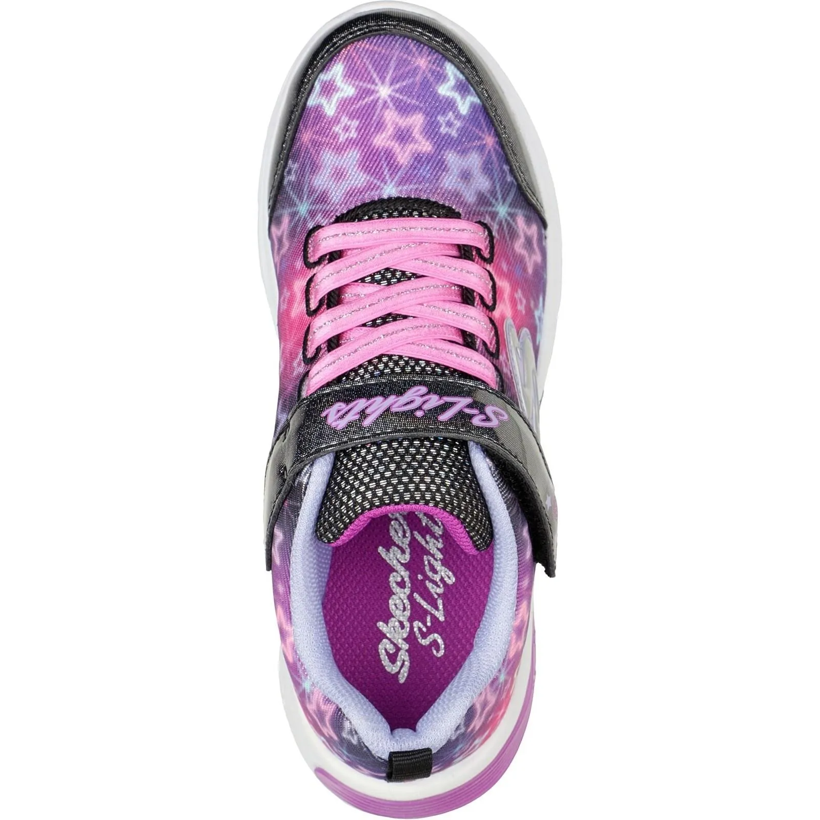 Skechers (GAR302324L) Childrens Sports Star Sparks Shoes in UK 1.5 to 13.5