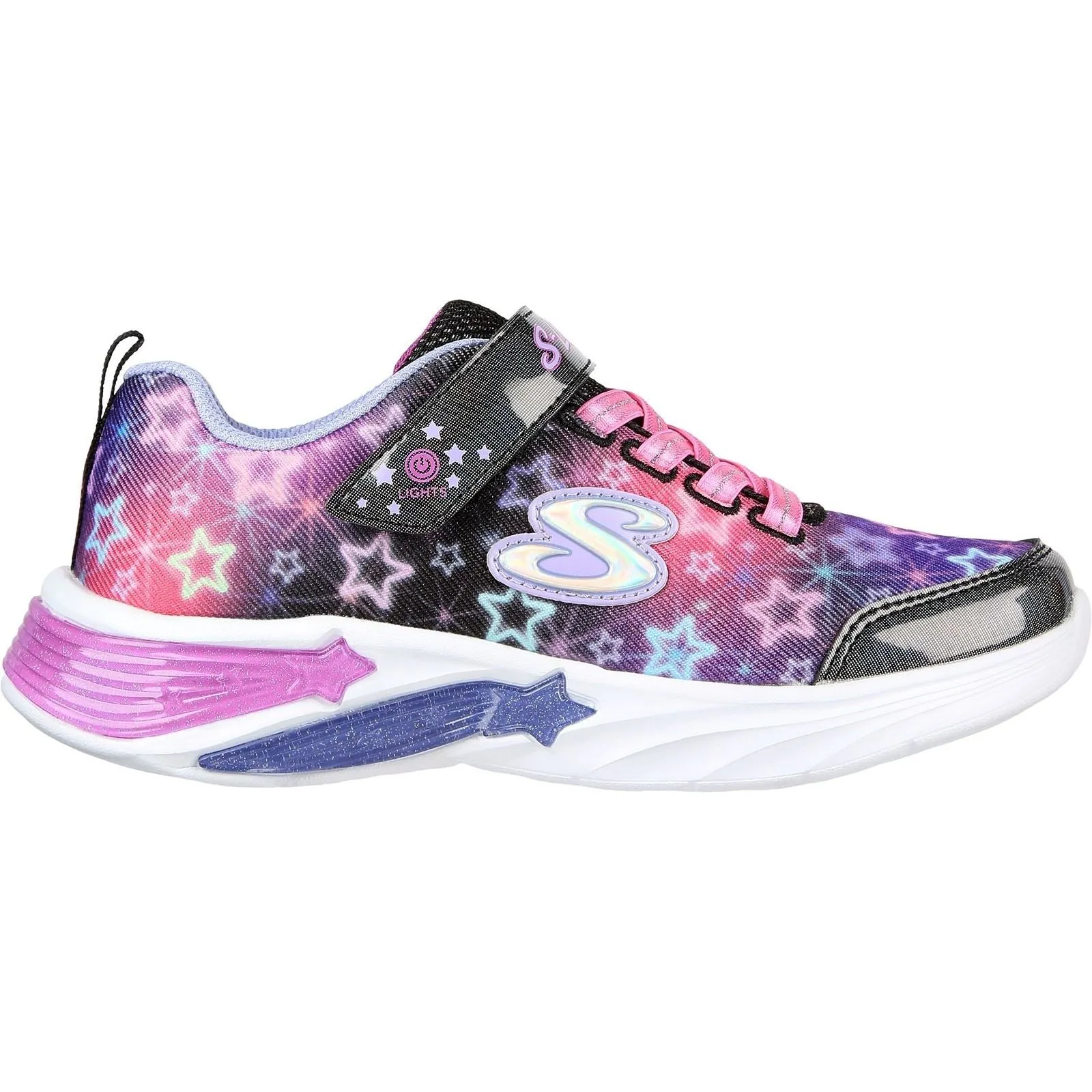 Skechers (GAR302324L) Childrens Sports Star Sparks Shoes in UK 1.5 to 13.5
