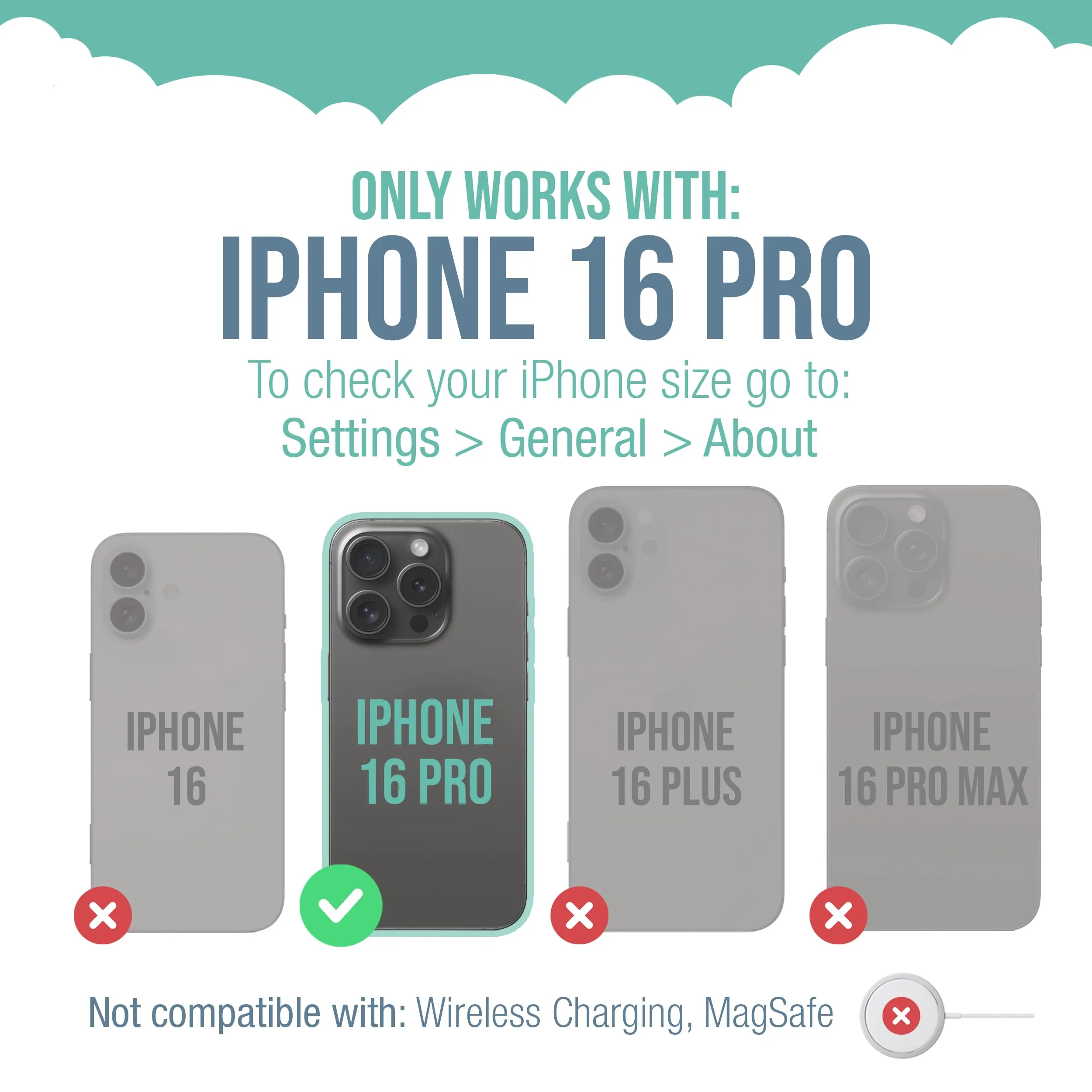 Smartish® iPhone 16 Pro Wallet Case - Wallet Slayer Vol. 1 [Slim   Protective] Credit Card Holder - Drop Tested Hidden Flip Card Slot Cover Compatible with Apple iPhone 16 Pro - Black Tie Affair