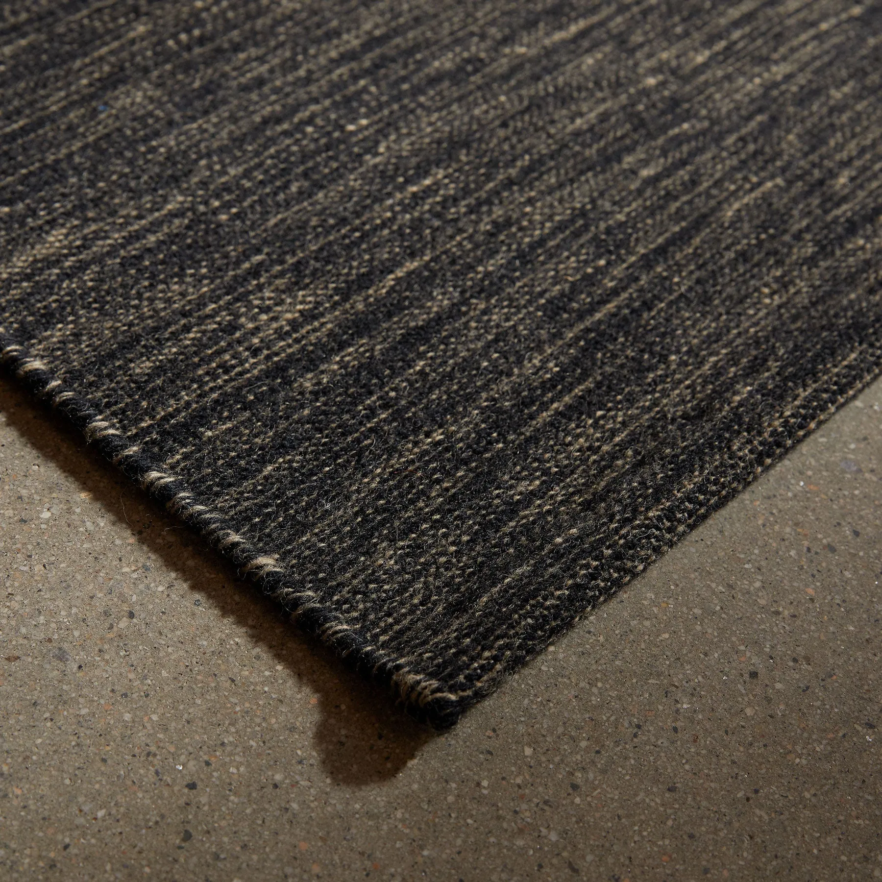 Solid Entry Mat - Black Melange