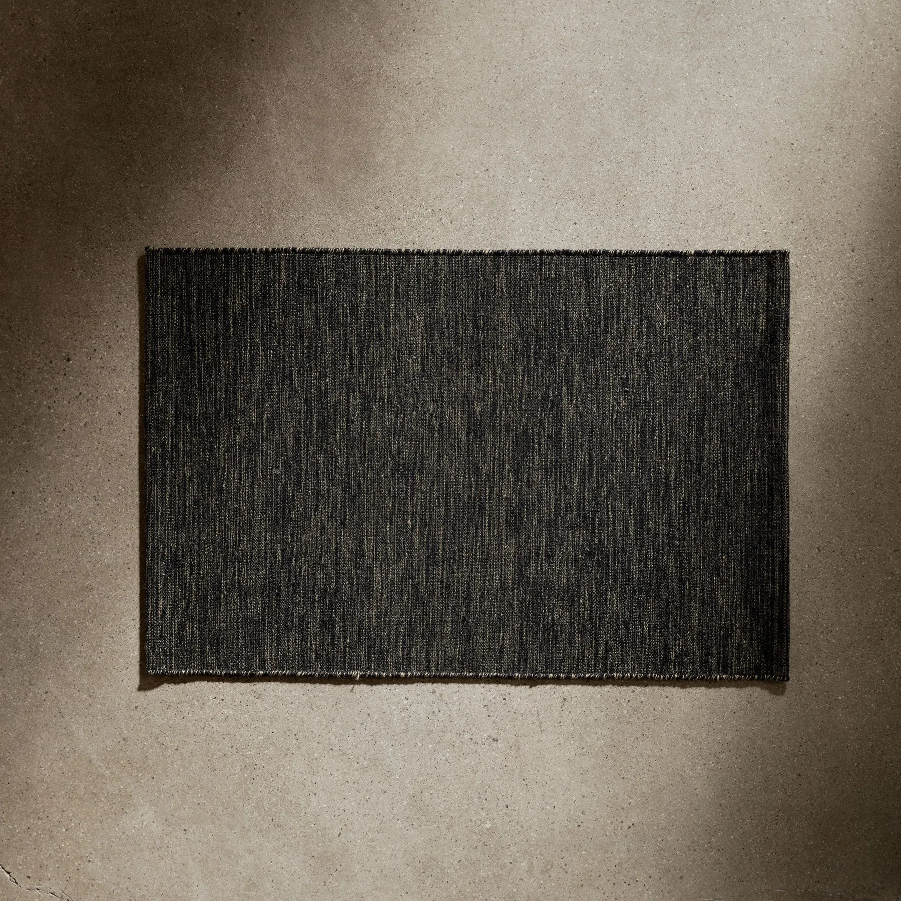 Solid Entry Mat - Black Melange
