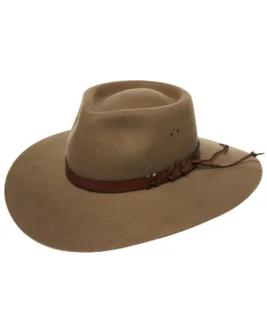 Statesman Big Australian Kids Wool Felt Hat Riverstone