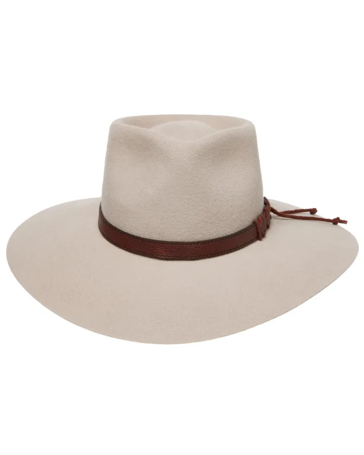 Statesman Big Australian Wool Felt Hat Silver Belly