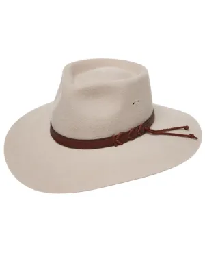 Statesman Big Australian Wool Felt Hat Silver Belly