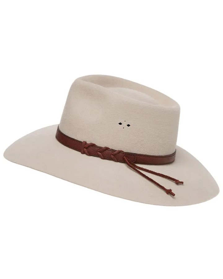 Statesman Big Australian Wool Felt Hat Silver Belly