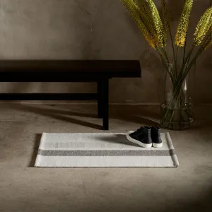 Striped Entry Mat - Natural/Grey