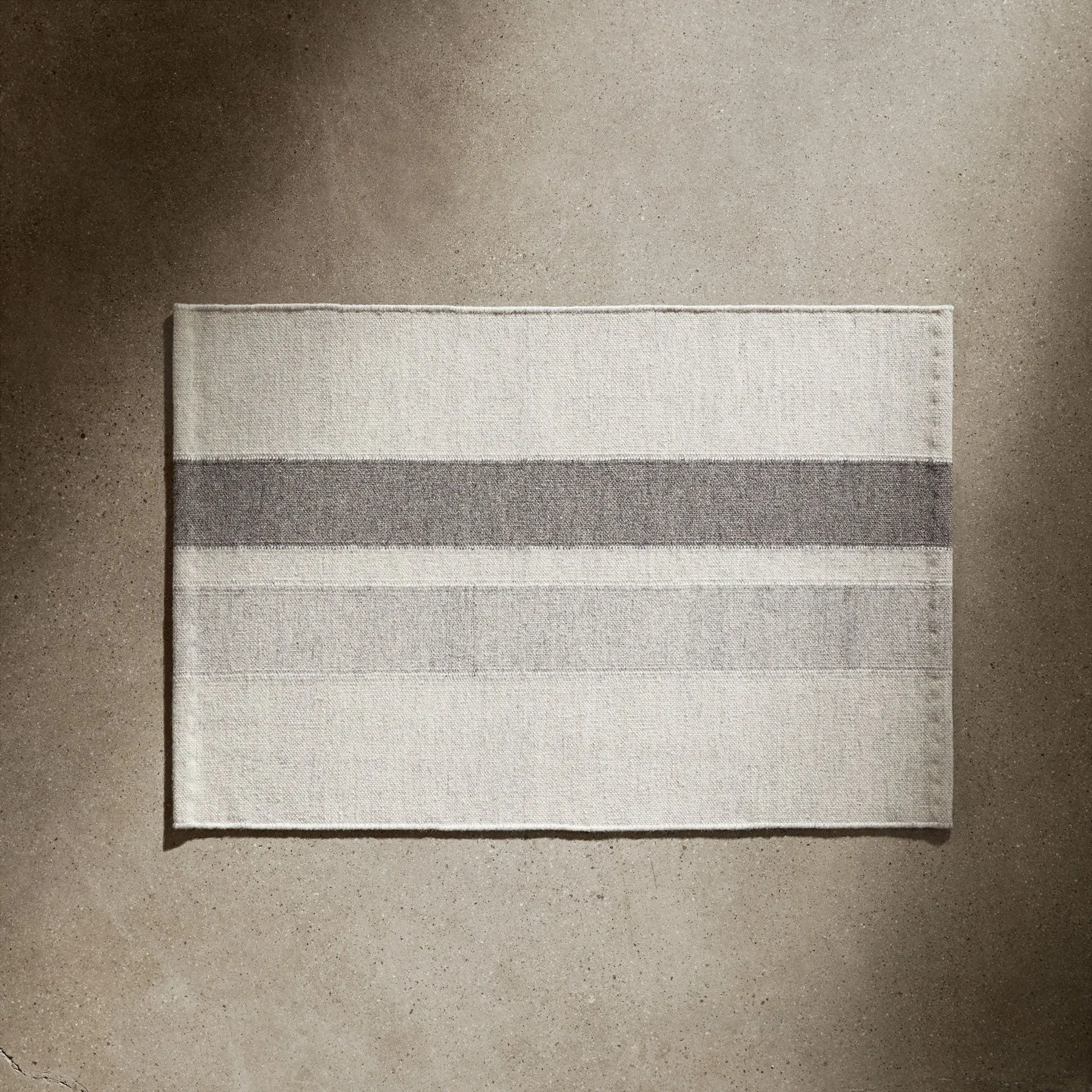 Striped Entry Mat - Natural/Grey