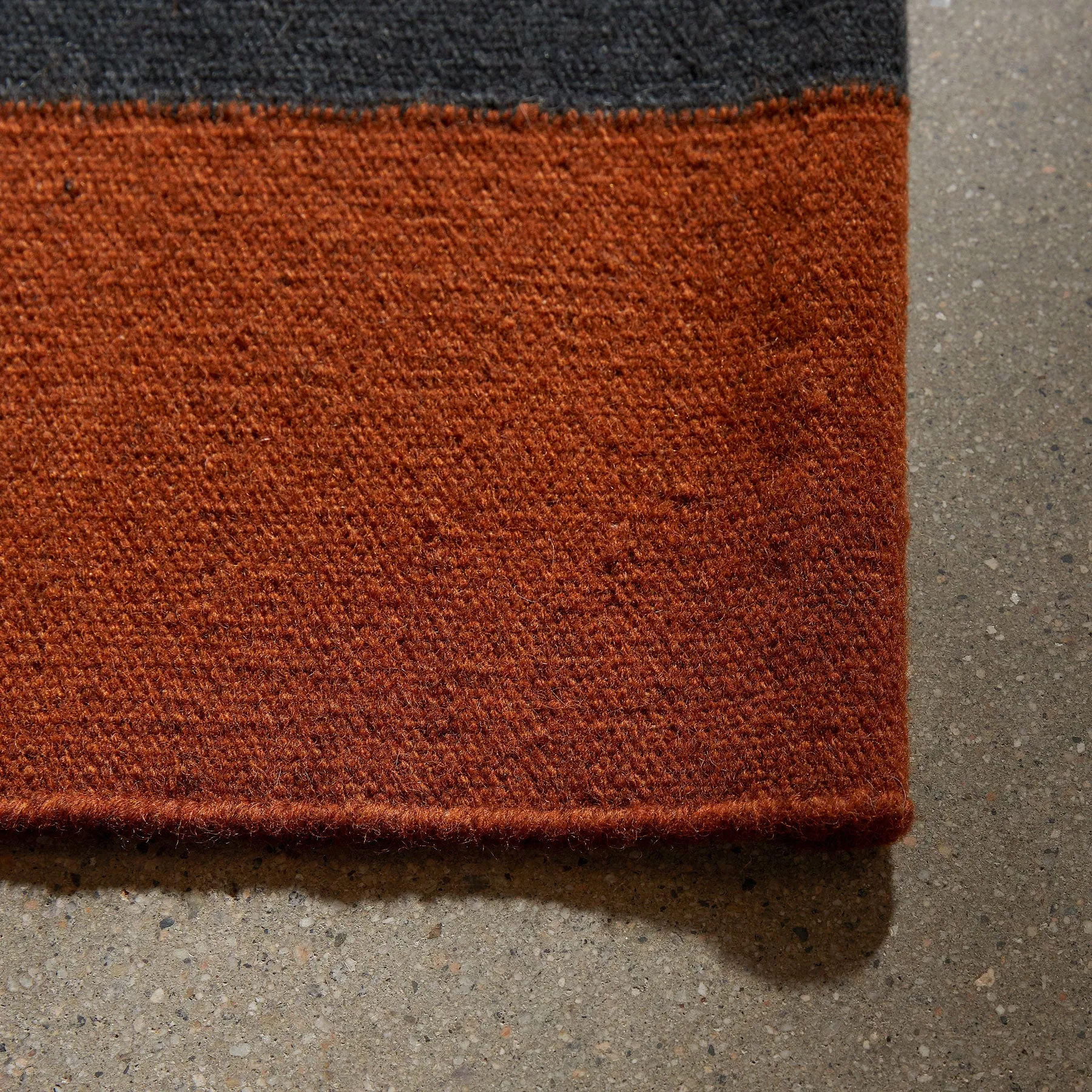Striped Entry Mat - Ochre/Black Marle/Flint