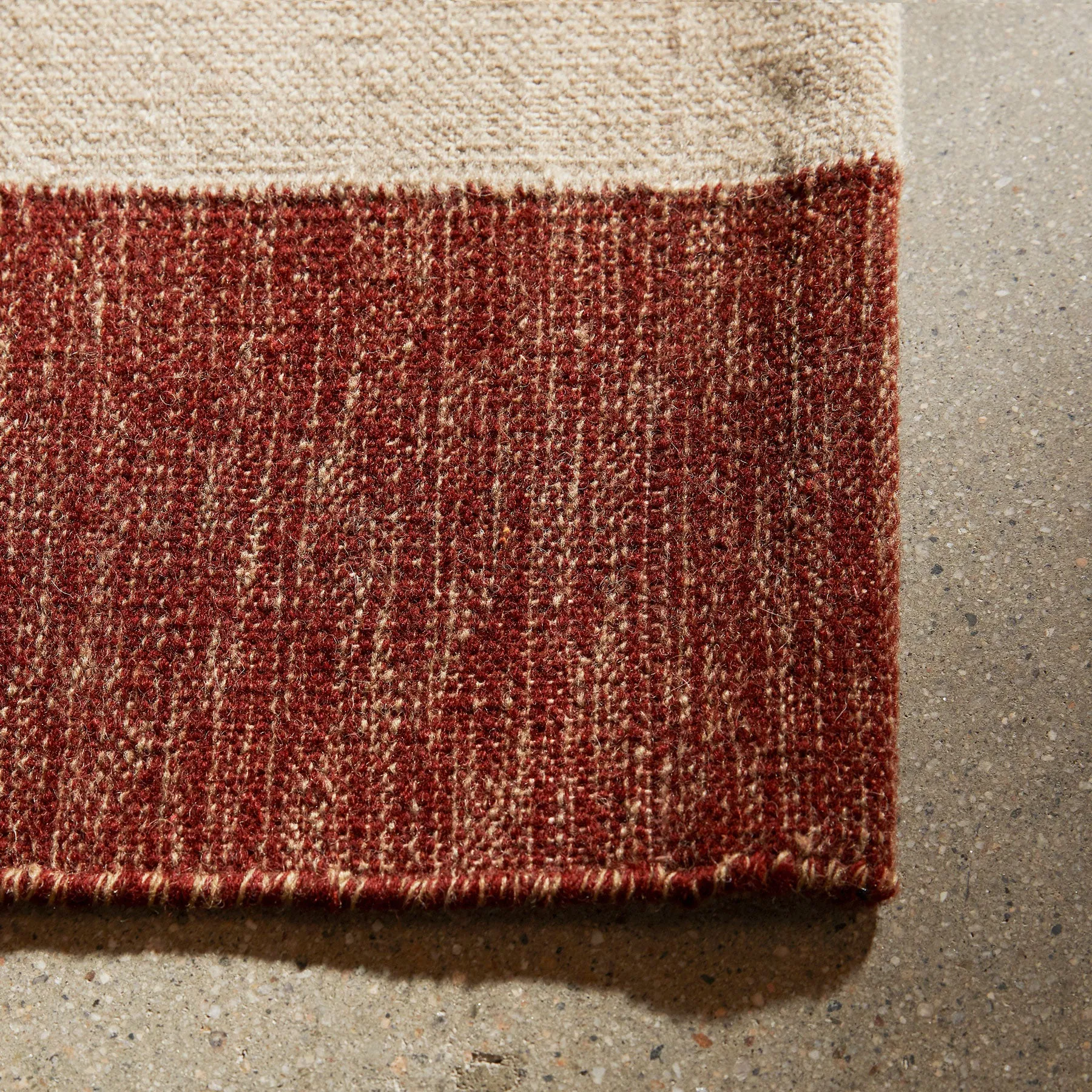 Striped Entry Mat - Wine/Flint/Oyster