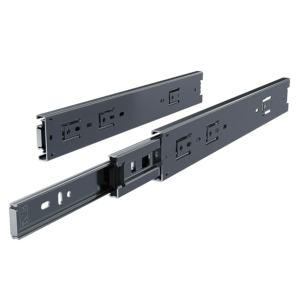 TCH Hardware - 10-Pairs of 14-inch 100  Lbs Steel Full-extension Ball-bearing Drawer Slides Bundle