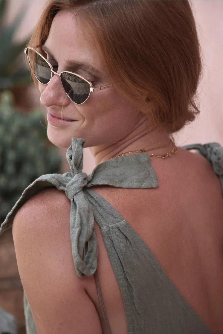 the seville dress in sage