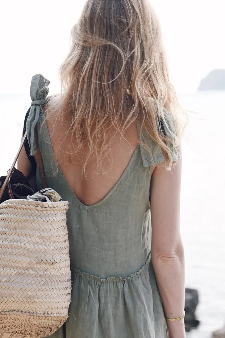 the seville dress in sage