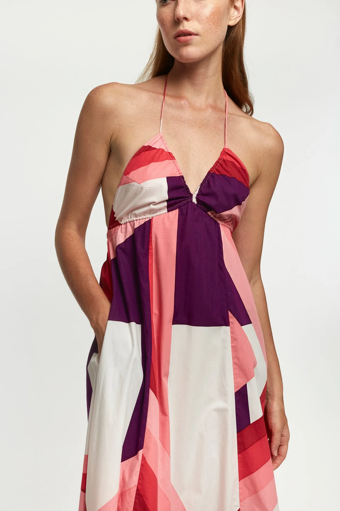 Tie Up Maxi Dress