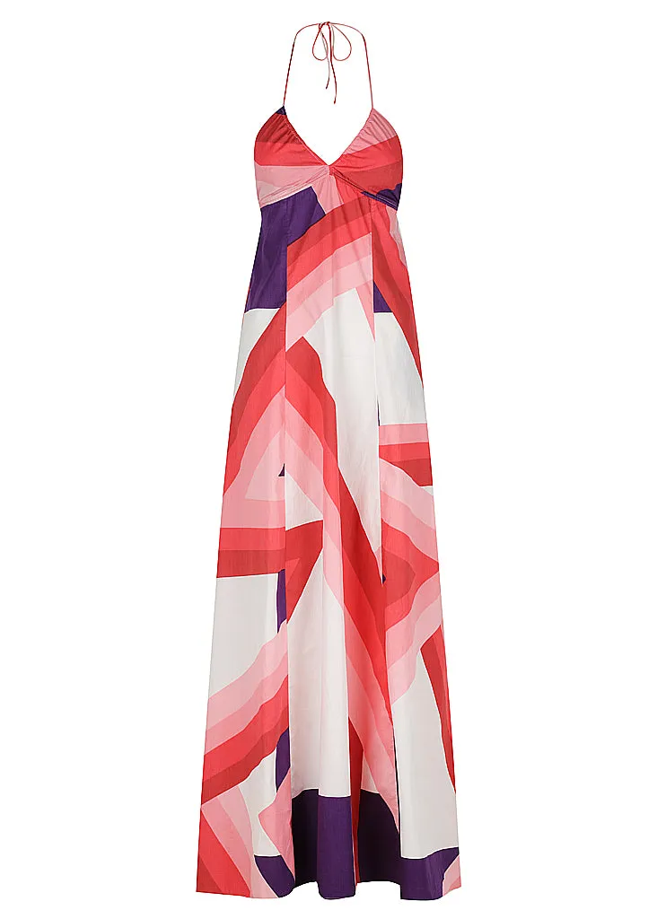 Tie Up Maxi Dress