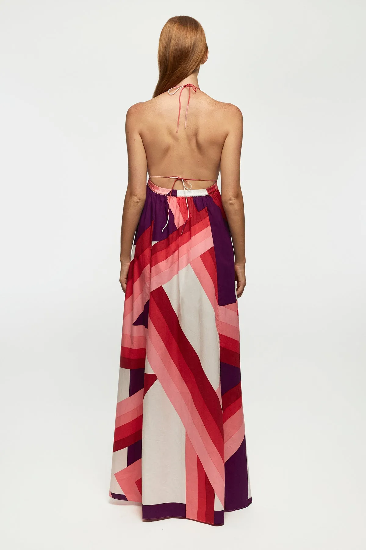 Tie Up Maxi Dress