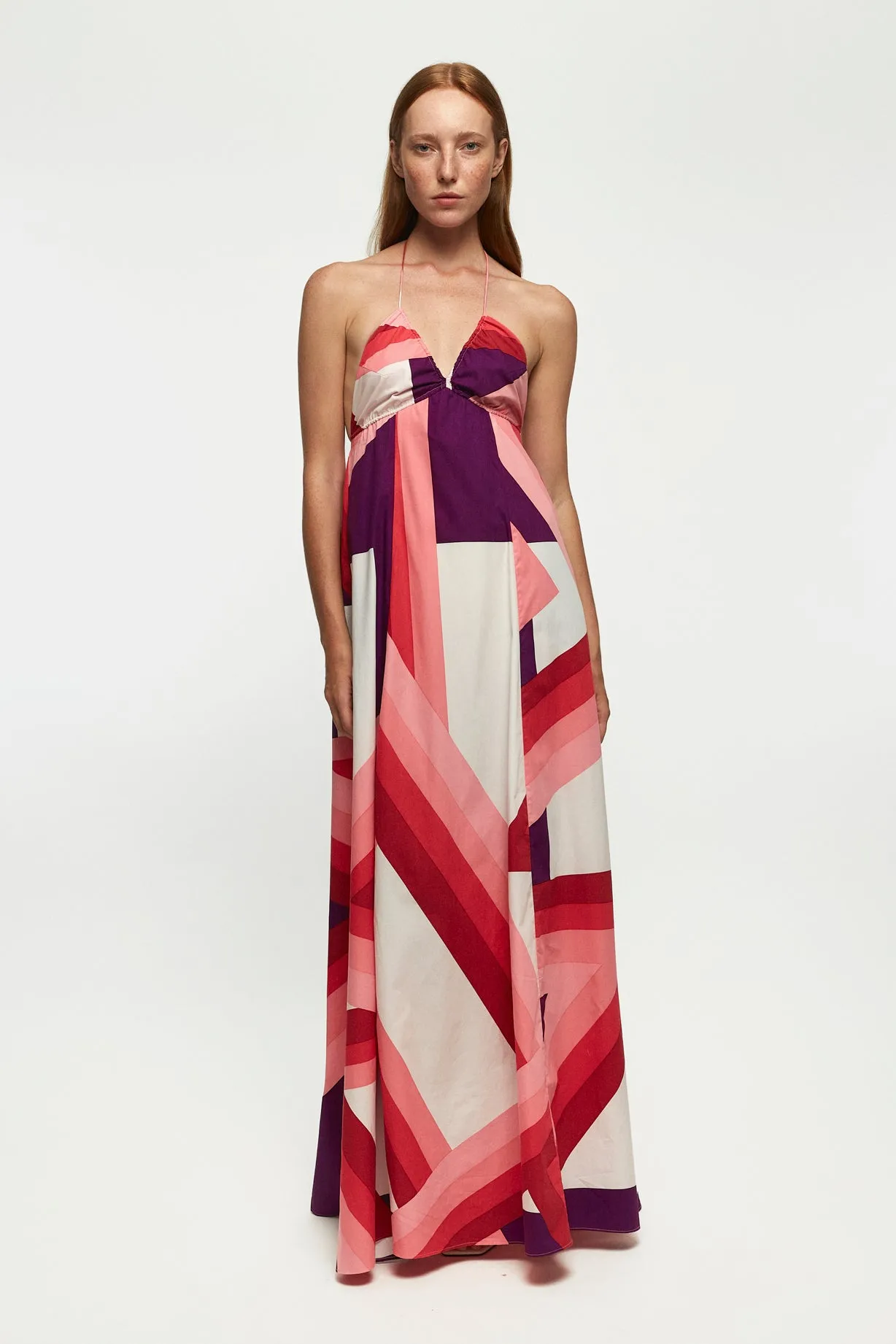 Tie Up Maxi Dress