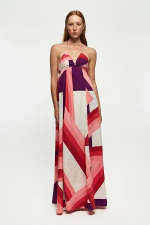 Tie Up Maxi Dress