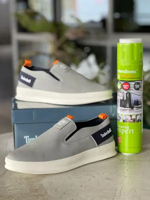 Timberland Authentic Slip On Casual Shoes (Light Grey)