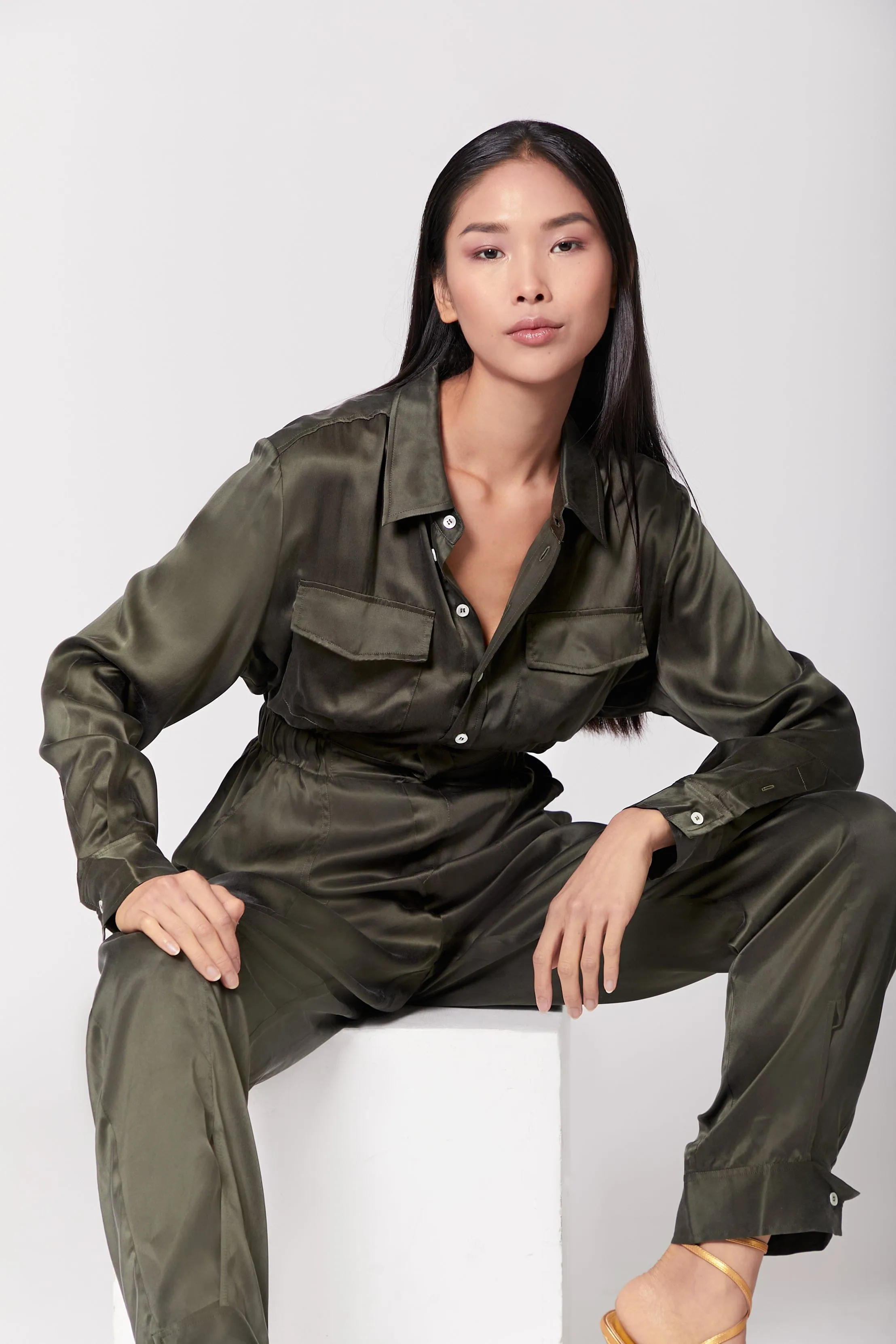 Utility Jumpsuit Long